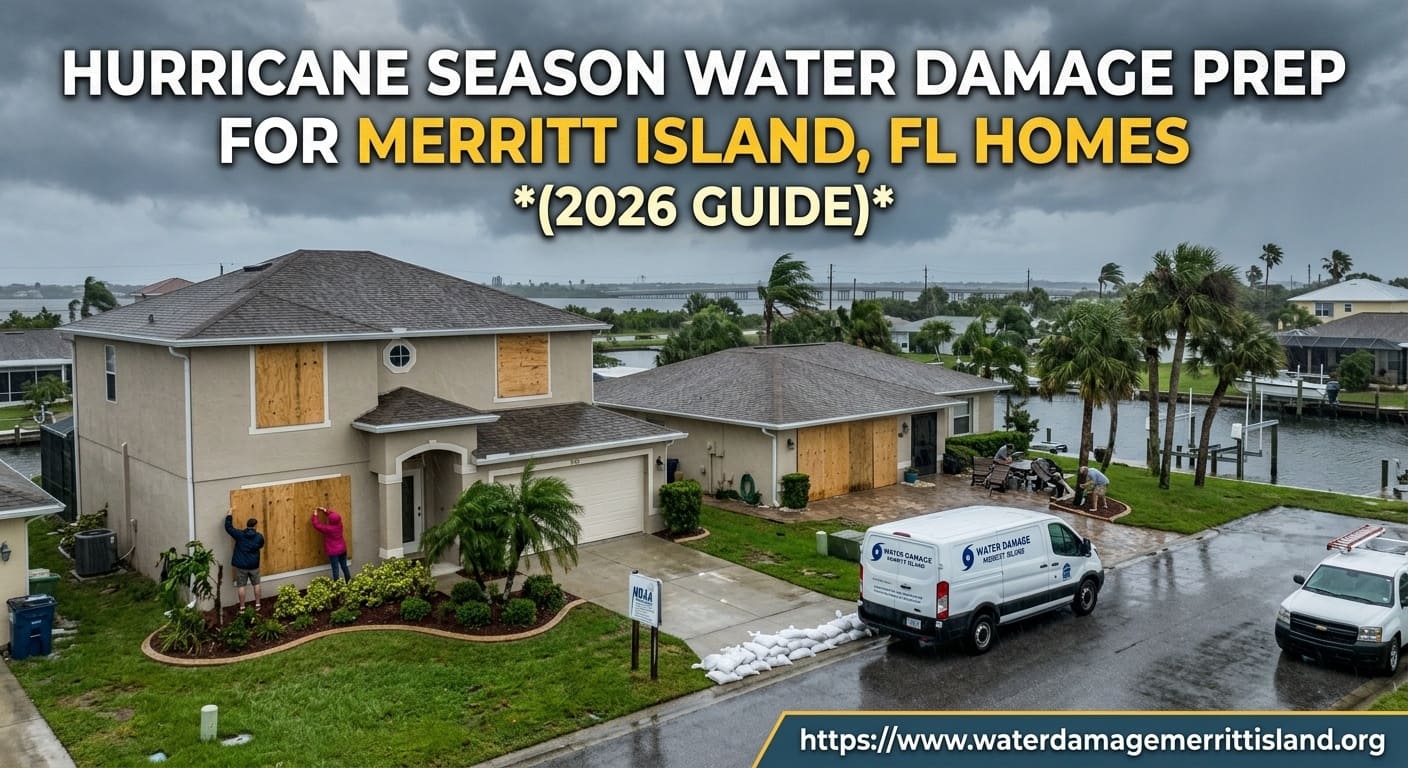 Hurricane season water damage preparation for a Merritt Island FL home