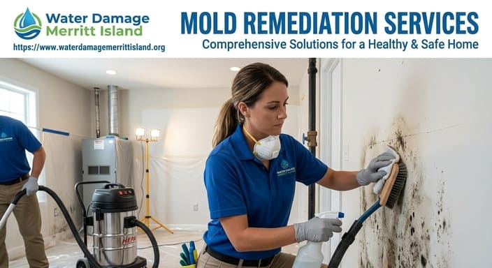 Mold remediation containment in a humid Florida property